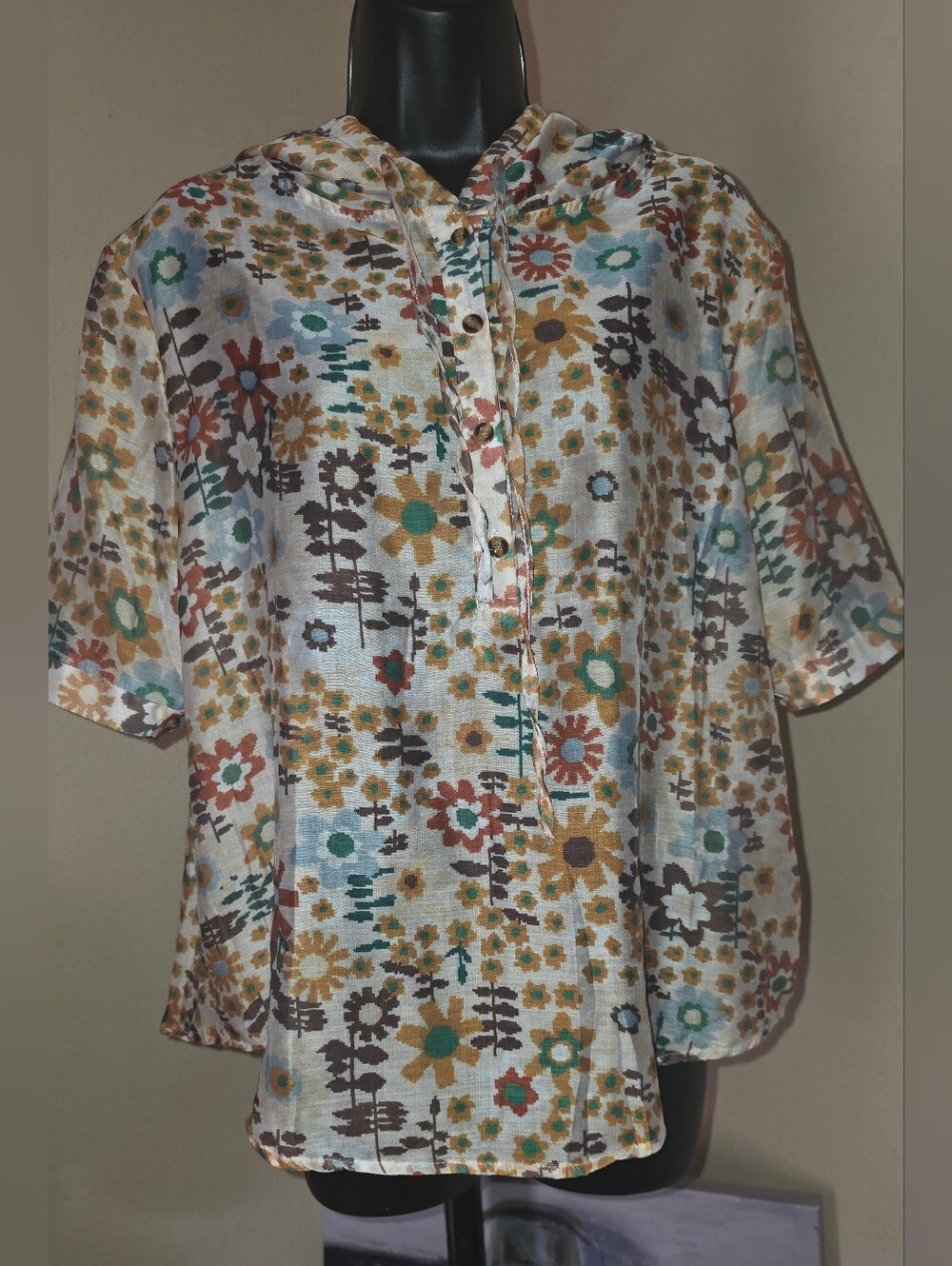 🍃🍂Boho Autumn  Floral Hoody